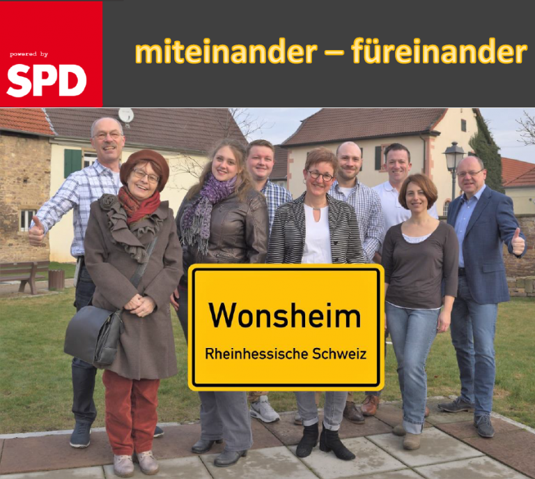 Read more about the article Kandidaten der Wonsheimer SPD für die Kommunalwahl stehen fest
