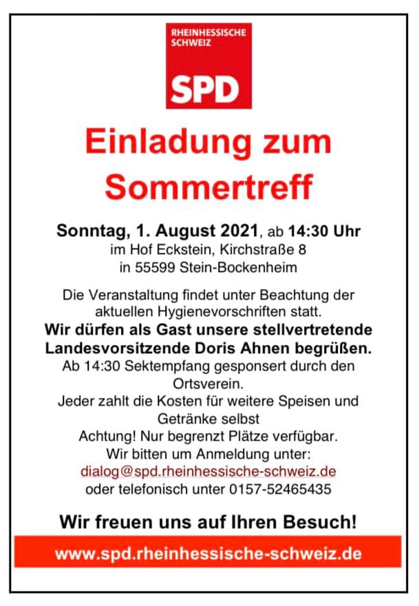 Read more about the article Einladung zum Sommertreff