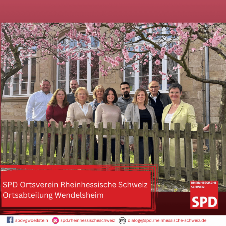Read more about the article SPD Ortsverein Rheinhessische Schweiz Ortsabteilung Wendelsheim
