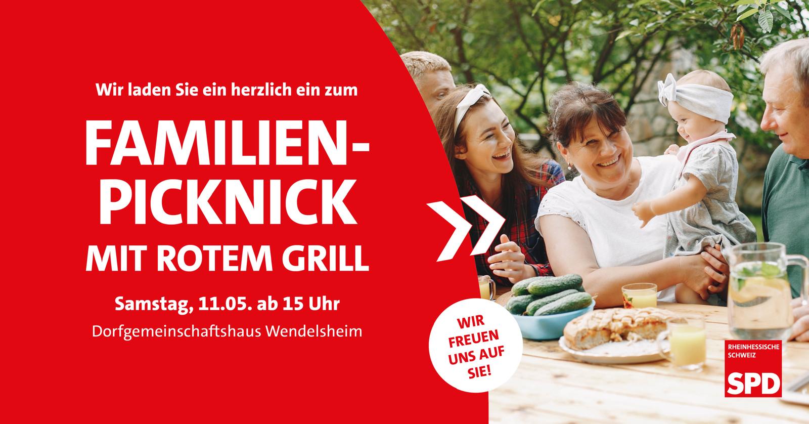 Read more about the article Familien-Picknick mit rotem Grill